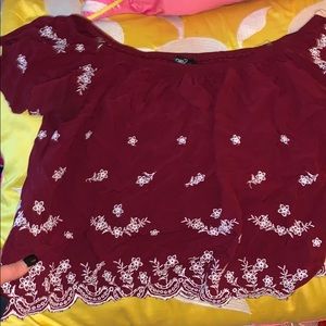 off the shoulder top